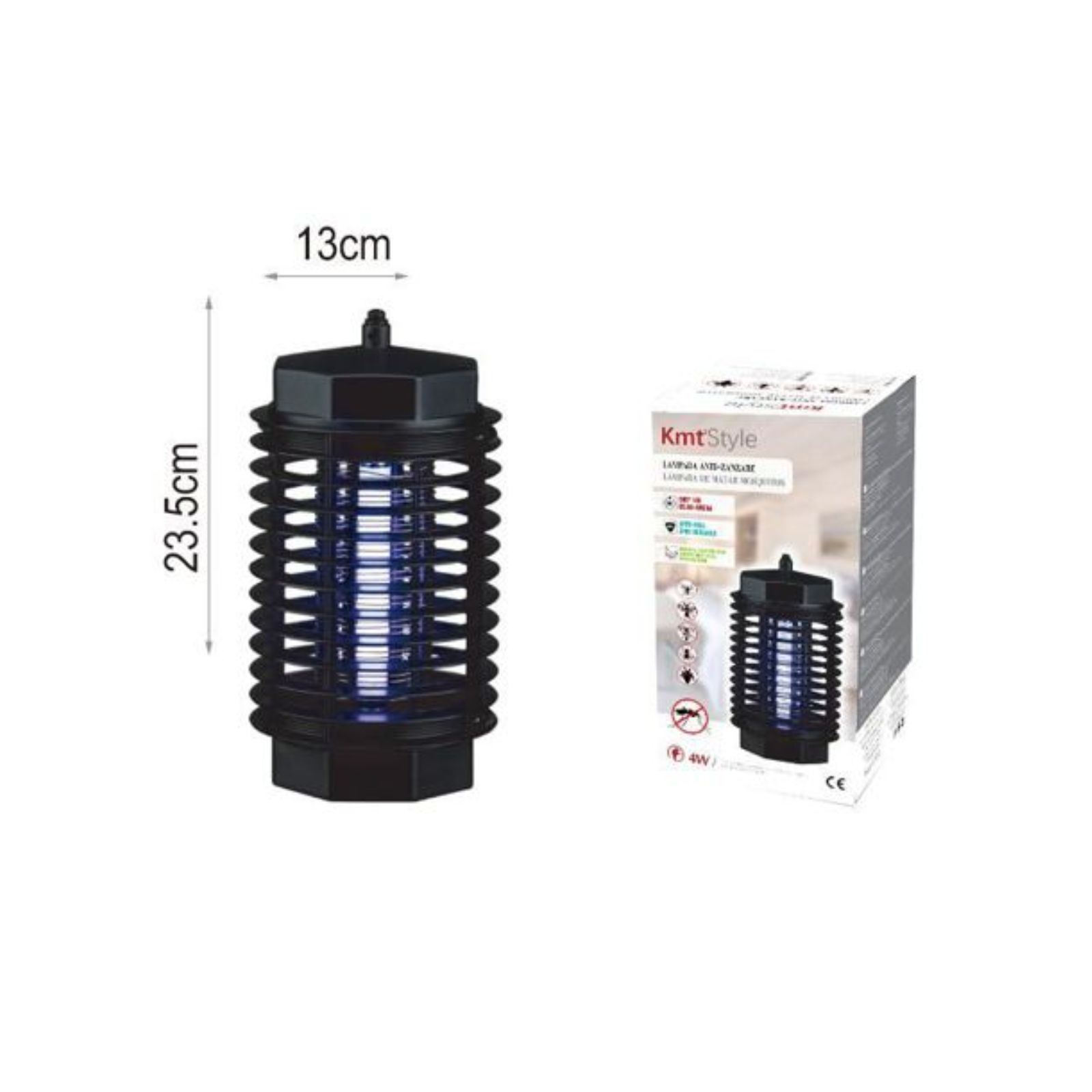 Lámpara Anti Mosquitos Kmt Style - Lámpara Repelente Insectos 4W - Imagen 2